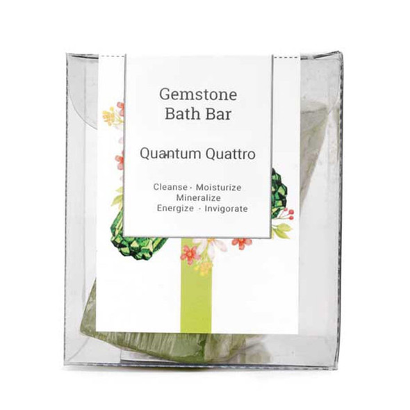 Seer Secrets Quantum Quattro Gemstone Bath Bar |By Seer Secrets | 5.64 Oz | 0.35 lbs | SU-TQ-MAY20