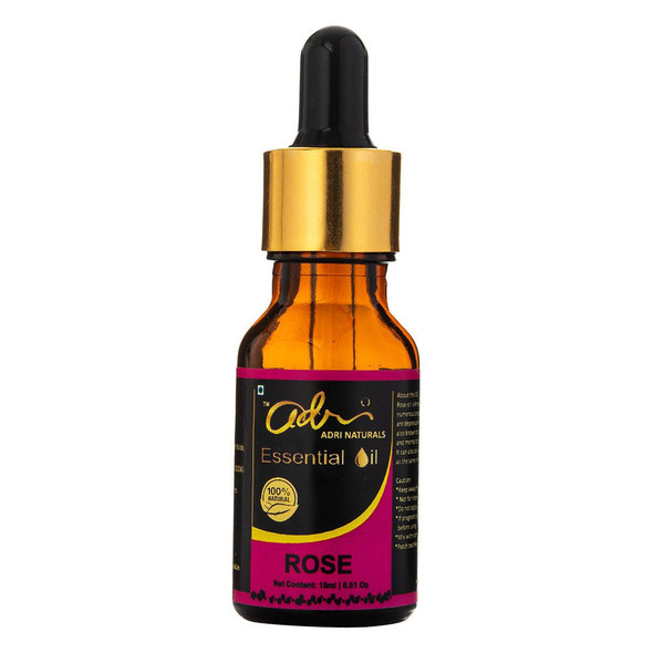 Pure Rose Essential Oil (100% Pure) |By Adri Naturals | 0.51  Fl Oz | SU-TQ-MAY20