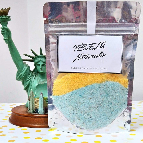 Bath Salt Espom Salt |By Vedela Naturals | 7.05 Oz | 0.44 lbs | SU-TQ-MAY20