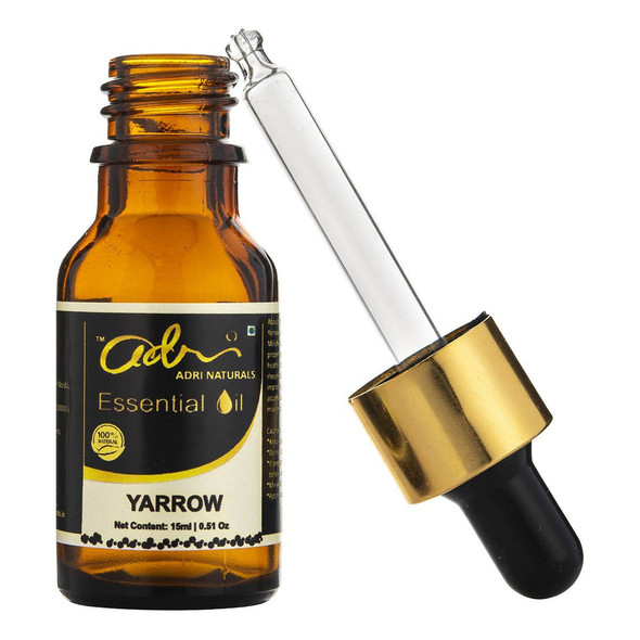 Yarrow Essential Oil (100% Pure) |By Adri Naturals | 0.51  Fl Oz | SU-TQ-MAY20