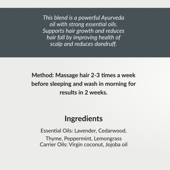 Thick Hair Blend Oil (Anti Hair Fall Blend) |By Droplet Care | 1.69  Fl Oz | SU-TQ-MAY20