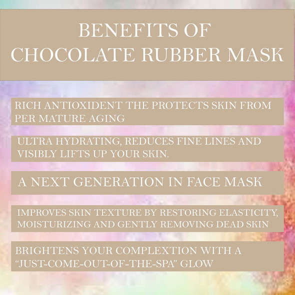 Chocolate Rubber Mask |By Gaia | 1.06 Oz | 0.07 lbs | SU-TQ-MAY20