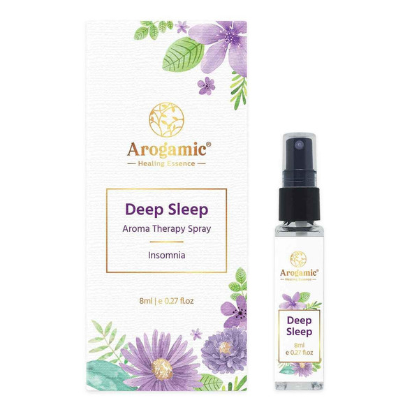 Deep Sleep Aromatherapy Spray for Insomnia Relief |By Arogamics | 0.28 Oz | 0.02 lbs | SU-TQ-MAY20
