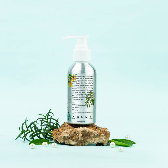 Clarifying Shampoo (Tea Tree And Silk Protein) |By The Zero Skin | 3.38  Fl Oz | SU-TQ-MAY20