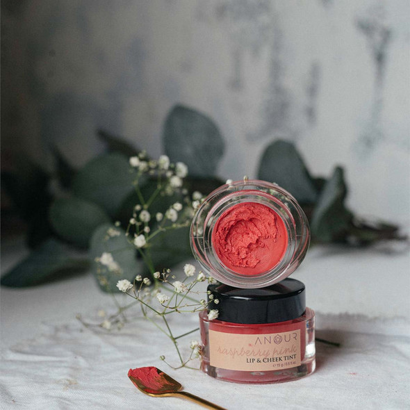 Raspberry Lip & Cheek Tint |By Anour | 0.53 Oz | 0.03 lbs | SU-TQ-MAY20