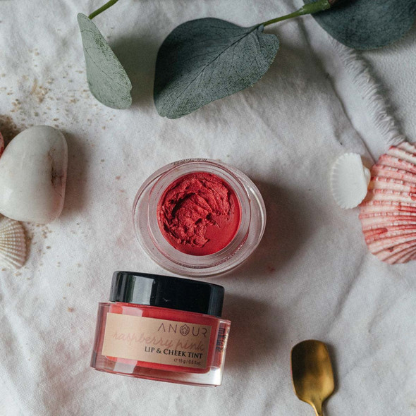 Raspberry Lip & Cheek Tint |By Anour | 0.53 Oz | 0.03 lbs | SU-TQ-MAY20