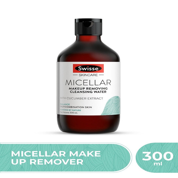 Swisse Skincare Balanced Micellar Makeup Removal Water |By Swisse | 10.14  Fl Oz | 0.08  gallons | SU-TQ-MAY20