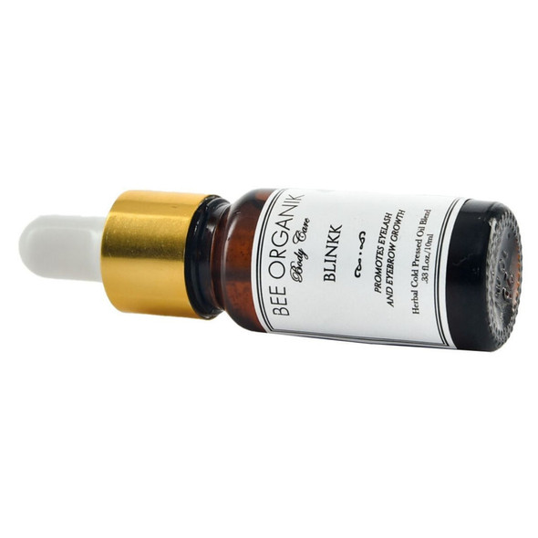 Eyelash Serum - Blinkk (Promotes Eyelash and Eyebrow Growth) |By Bee Organik | 0.34  Fl Oz | SU-TQ-MAY20