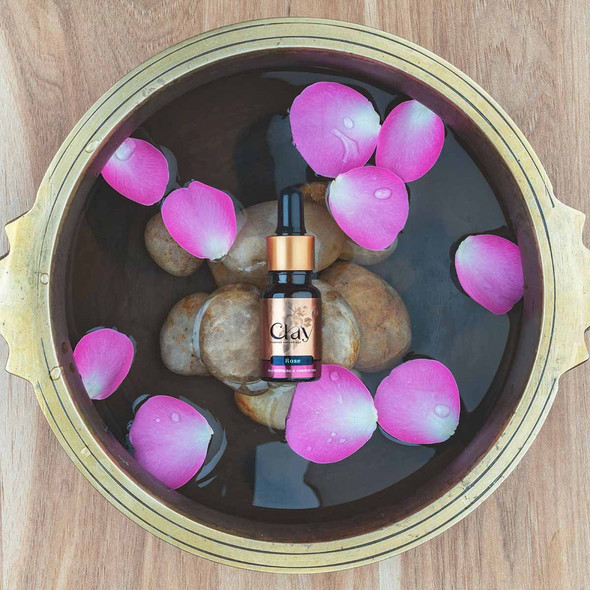Rose Essential Oil |By Clay | 0.34  Fl Oz | SU-TQ-MAY20