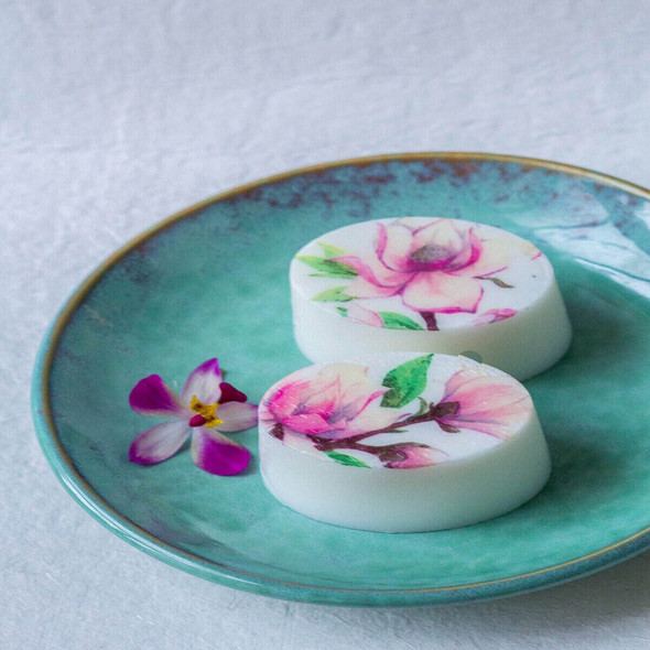 Goat Milk Soap (Magnolias)(Pack of 2) |By Orange Bean | 6.35 Oz | 0.4 lbs | SU-TQ-MAY20