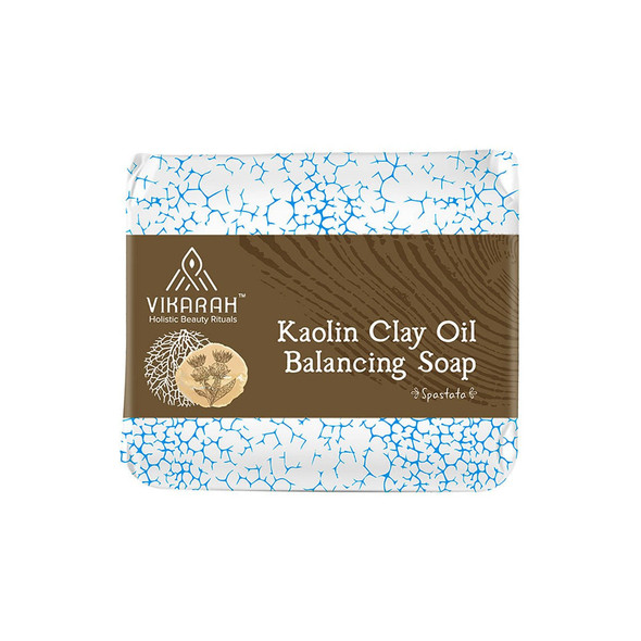 Kaolin Clay Oil Balancing Soap |By Vikarah Holistic Beauty Rituals | 2.57 Oz | 0.16 lbs | SU-TQ-MAY20