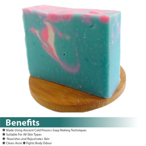 Be Happy Hand Made Organic Soap |By Aaranyam | 3.53 Oz | 0.22 lbs | SU-TQ-MAY20