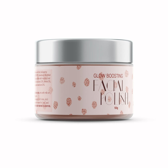 Glow Boosting Facial Polish |By Everyday Cleaning & Beauty Essentials | 3.53 Oz | 0.22 lbs | SU-TQ-MAY20