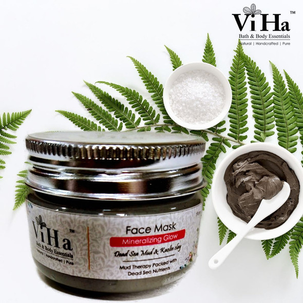 Mineralizing Glow Mask |By Viha Bath & Body Essentials | 1.76 Oz | 0.11 lbs | SU-TQ-MAY20