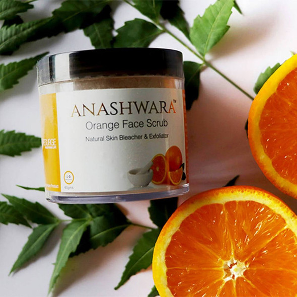 Orange Face Scrub For Bleaching & Exfoliating |By Bio Resurge Life Coaching Health Services Pvt Ltd | 2.12 Oz | 0.13 lbs | SU-TQ-MAY20