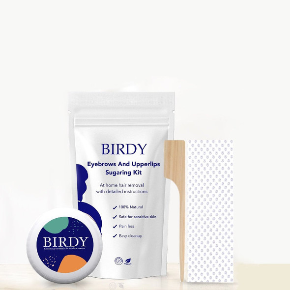 Eyebrows And Upperlip Waxing Kit |By Birdy | 1.76 Oz | 0.11 lbs | SU-TQ-MAY20