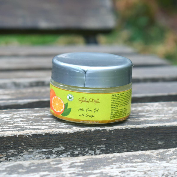 Aloe Vera Gel With Orange |By Geeleemitti | 3.53 Oz | 0.22 lbs | SU-TQ-MAY20