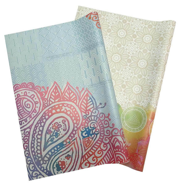 2 Assorted Diwali Gift Wrapping Paper (Pack of 10) |By Evince Thoughtful Presentations | 12.35 Oz | 0.77 lbs | SU-TQ-MAY20