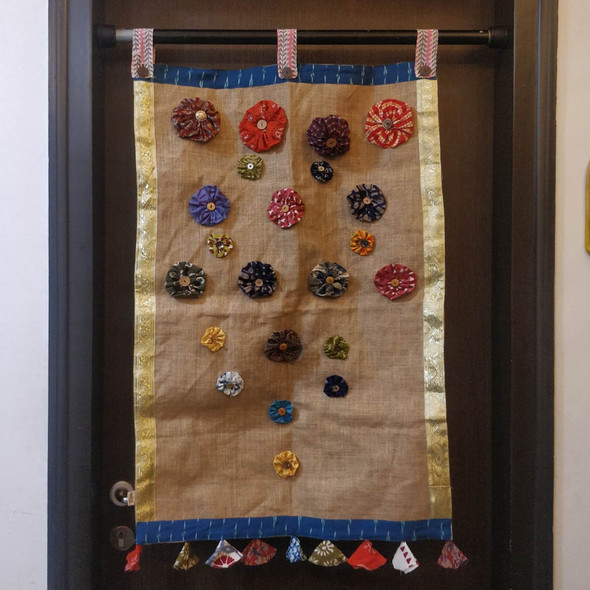 Eco Friendly Jute Back Drop ( Bunting For Festive Decoration) |By mitti se mitti tak... | 12.35 Oz | 0.77 lbs | SU-TQ-MAY20