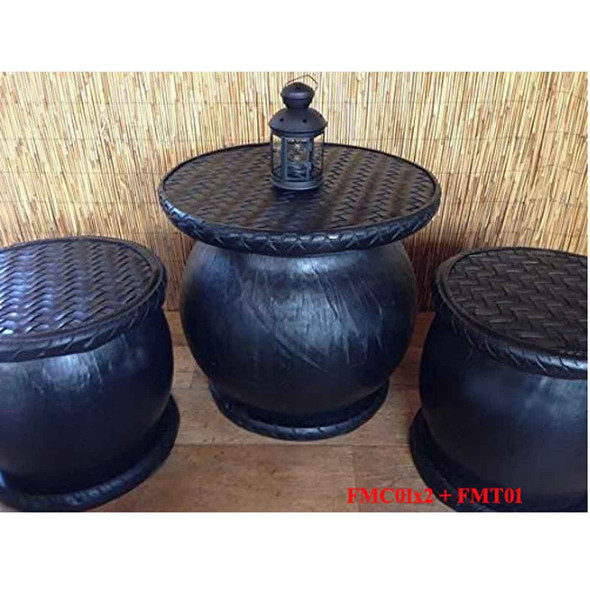 De'Dzines Handcrafted Eco-Friendly Mushroom Chair of Height 37 x 37 x 44 cm |By De'Dzines | 352.73 Oz | 22.03 lbs | SU-TQ-MAY20