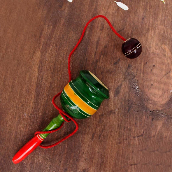 Cup & Ball Wooden Toy(Set of 3) |By Ancient Living | 3.53 Oz | 0.22 lbs | SU-TQ-MAY20