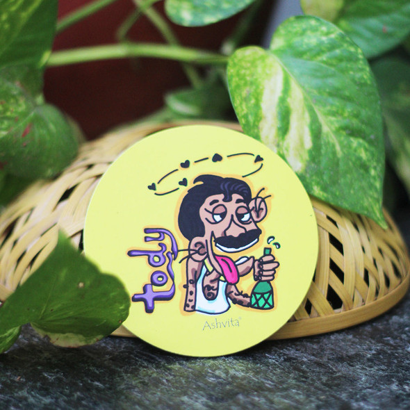 Tody Love Magnet |By Ashvita Design Studio | 0.74 Oz | 0.05 lbs | SU-TQ-MAY20