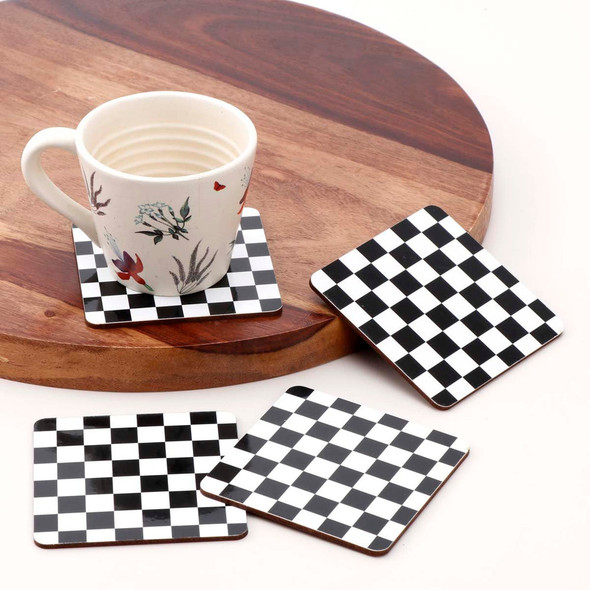Chess Printed MDF Coasters (Set of 4 ) |By Meher Collection | 2.4 Oz | 0.15 lbs | SU-TQ-MAY20 Chess Printed MDF Coasters (Set of 4 ) |By Meher Collection | 2.4 Oz | 0.15 lbs | SU-TQ-MAY20