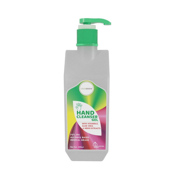 Hand Cleanser Gel |By GreenBrrew | 16.91 FlOz | 0.13 gallons | SU-TQ-MAY20