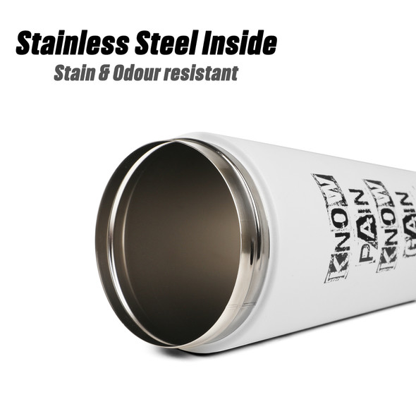 Stainless Steel Shaker Bottle Water Bottle 1000ml with Mixer Ball | Brisqore sold by GHC| 7.05 Oz | 2.86 lbs
