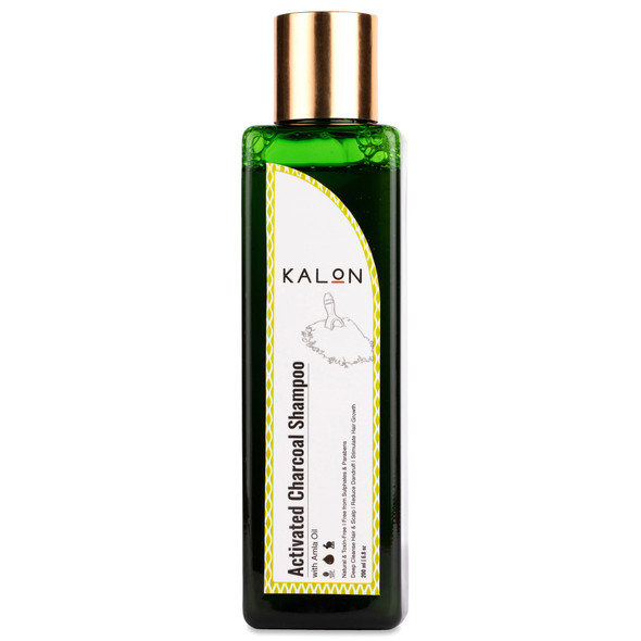 Activated Charcoal Shampoo |By Kalon Natural | 7.6 Oz | 0.48 lbs
