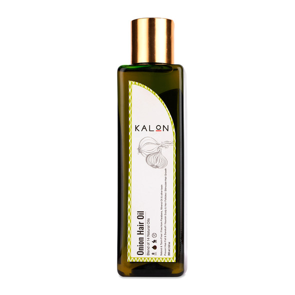Onion Hair Oil - Blend of 14 Natural Oils |By Kalon Natural | 7.76 Oz | 0.48 lbs