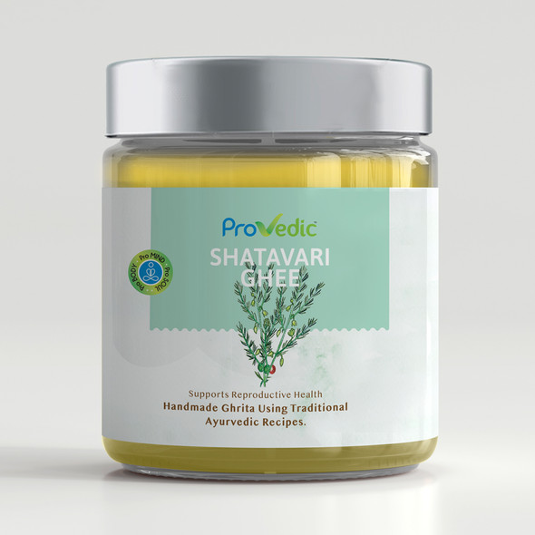 Shatavari Ghee - 250ml | By ProVedic | 8.45 fl oz | 0.07 gallon