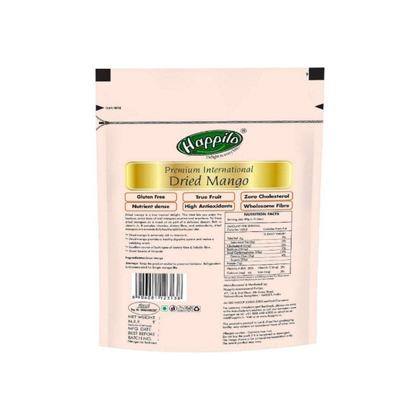 Premium International Dried Mango | By Happilo | 7.05 Oz | 0.44 lbs | SU-CW-JUN01