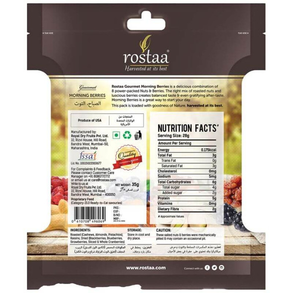 Morning Berries Mini Pack | By Rostaa | 1.23 Oz | 0.08 lbs | SU-CW-JUN01