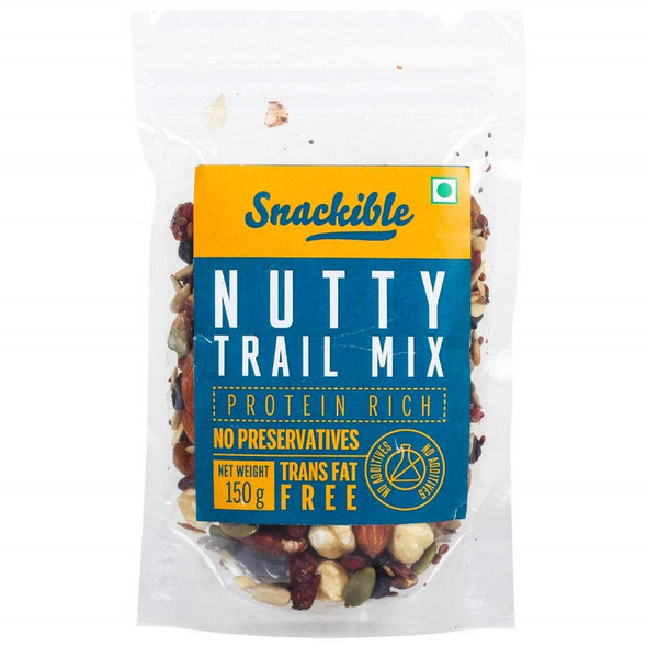 Nutty Trail Mix | By Snackible | 5.29 Oz | 0.33 lbs | SU-CW-JUN01