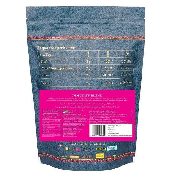 Immunity Blend Loose Leaf Tea | By TGL | 3.53 Oz | 0.22 lbs | SU-CW-JUN01