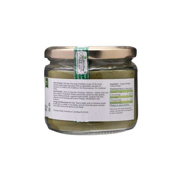 Moringa Leaf Powder | By OrganiKrishi | 5.29 OZ | 0.33 lbs