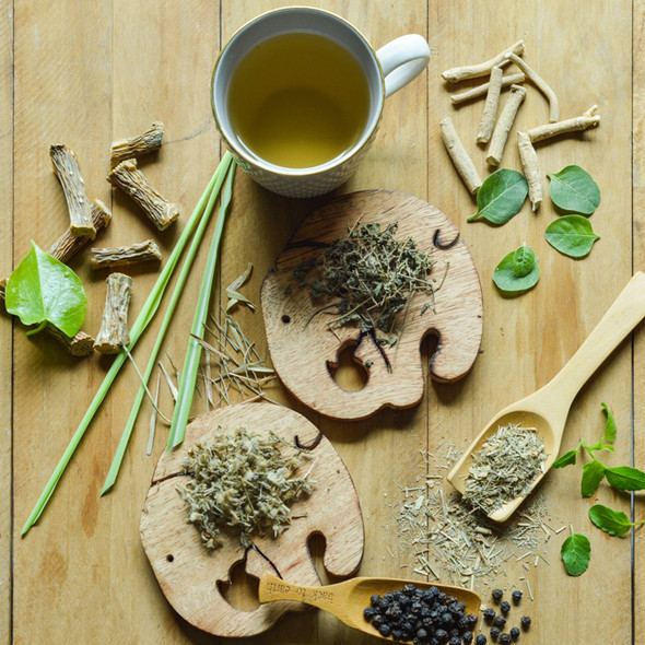 Ratri Chai (Night Time Tea) Herbal Infusion For Relaxation And Detoxification  | By  Butterfly Ayurveda  |  1.41 oz  |  0.09lbs
