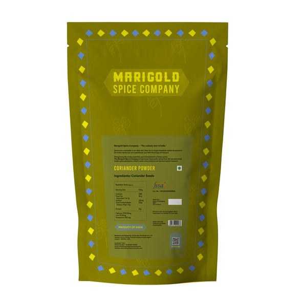CORIANDER POWDER - PACK OF 5 | 100% NATURAL | 100gms Each |  By  Marigold Spice Company  |   3.53 oz  |   0.22 lbs