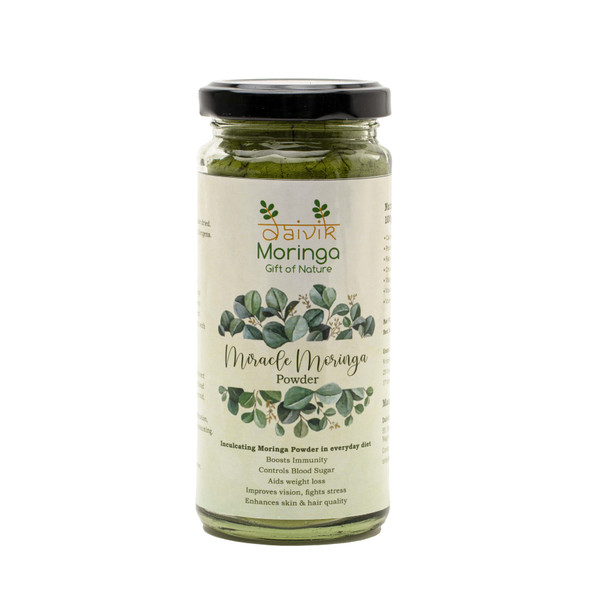 Miracle Moringa Powder (120 gms) | By Daivik Moringa | 14.81 oz | 0.93 lbs
