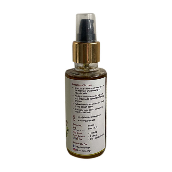 Moringa Seeds Cold Pressed Oil (100 ml)  | By   Daivik Moringa  |  5.91 floz  |  0.05 gallon