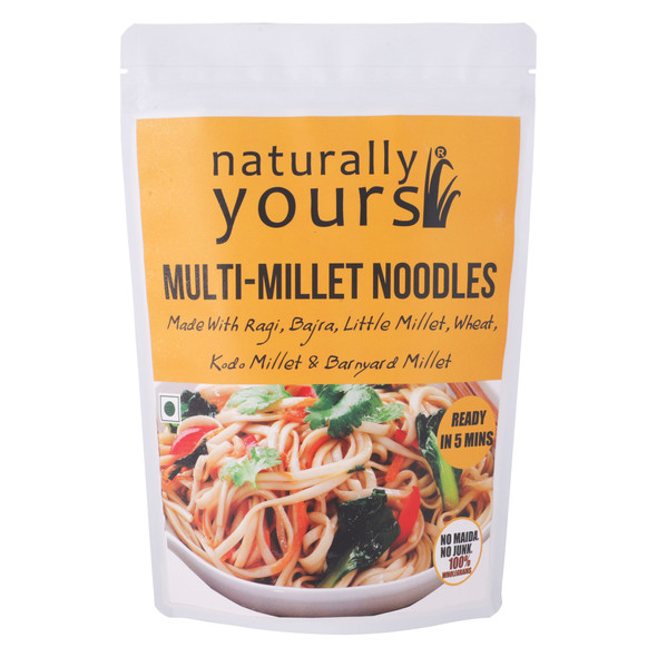 Naturally Yours Multi-Millet Noodles 180g  |  By Naturally Yours | For USA | 0.4 lbs |6.35 oz