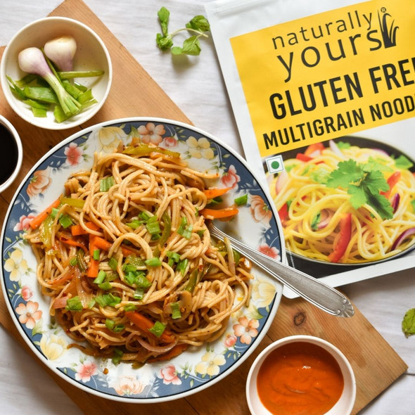 Naturally Yours Gluten Free 5 Grain Noodles 100G  |  By Naturally Yours | For USA | 0.22 lbs |3.53 oz