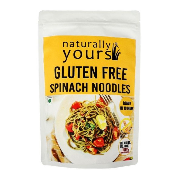 Naturally Yours Gluten Free Spinach Noodles 100G  |  By Naturally Yours | For USA | 0.22 lbs |3.53 oz