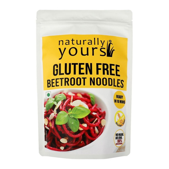 Naturally Yours Gluten Free Beetroot Noodles 100G  |  By Naturally Yours | For USA | 0.22 lbs |3.53 oz