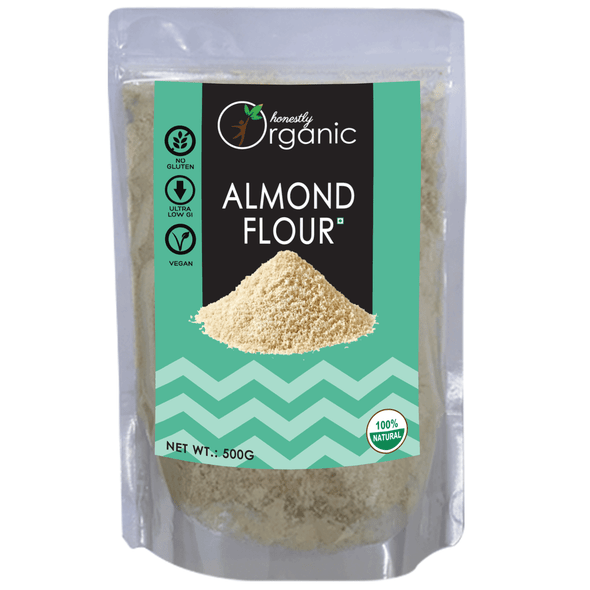 Organic Almond Flour - 500g  |  By  D-Alive  | For USA    |  17.64 oz    |   1.1 lbs