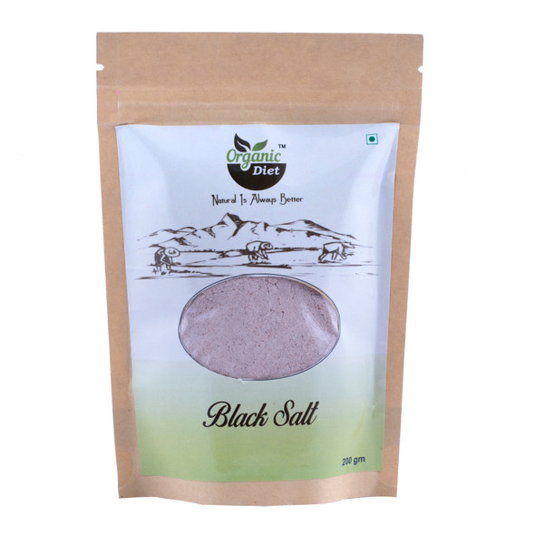 Black Salt(Kala Namak) | By Organic Diet | For USA | 7.05 Oz | 0.44 lbs