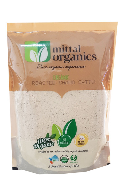 Roasted Chana Sattu | By Mittal Organics | For USA | 17.64 Oz | 1.1 lbs