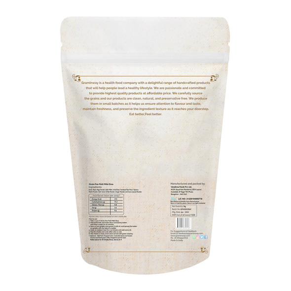 Gluten FreeMulti Millet Dosa | By Graminway | For USA | For USA | 35.27 Oz | 2.2 lbs