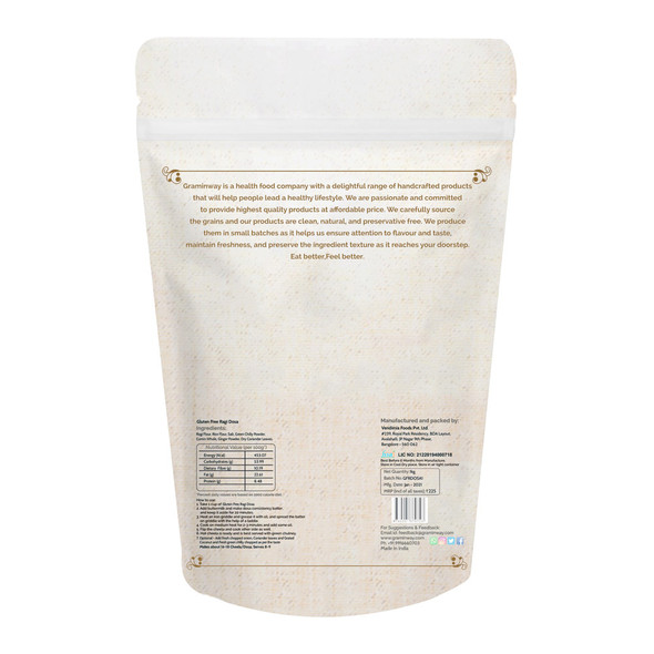 Gluten Free Ragi Dosa | By Graminway | For USA | For USA | 35.27 Oz | 2.2 lbs
